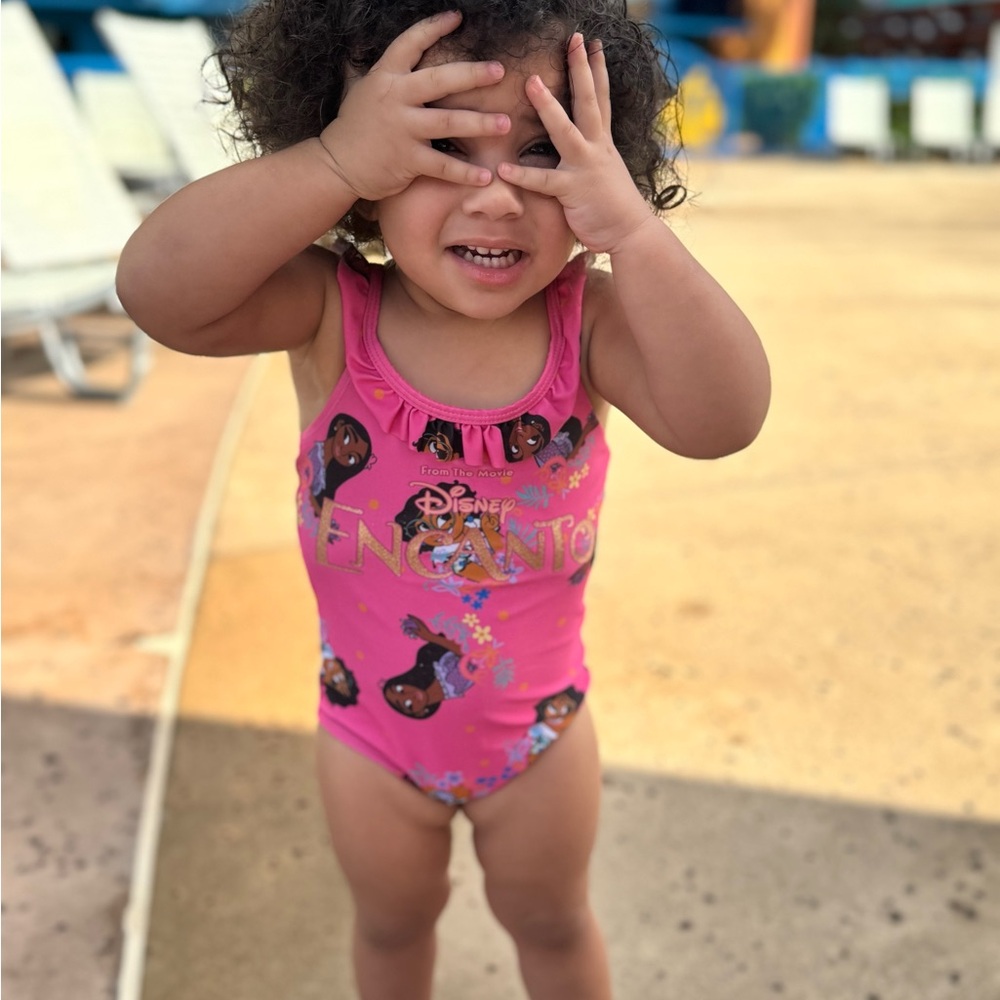Disney Encanto Pink Kids Bikini